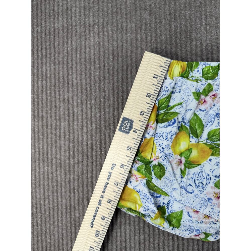 GUESS Girls Lemon & Paisley Print Ruffle Shorts 5 - Picture 7 of 7